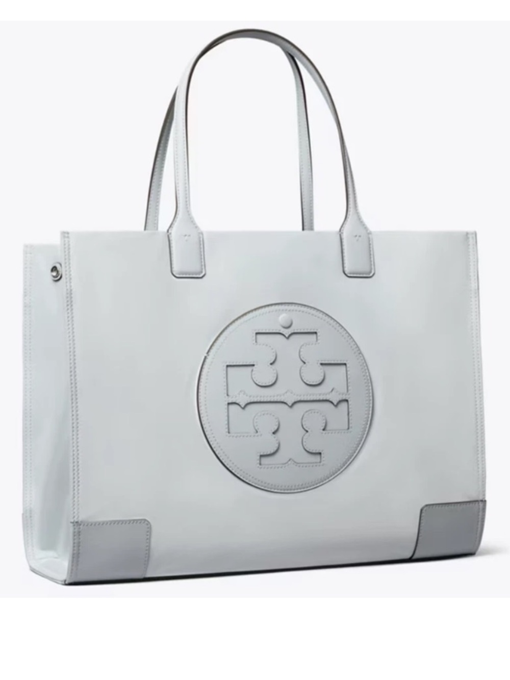 NWT TORY BURCH Handbag Ella Large Tote Bag Powder Blue